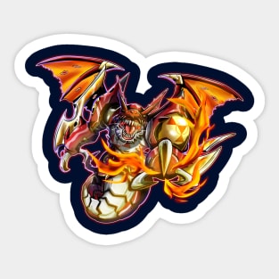 fanart megidramon Sticker